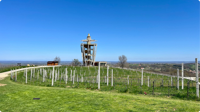 Mađerkin breg - pogled na vidikovac