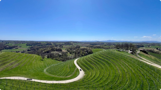 Mađerkin breg - pogled odozgo