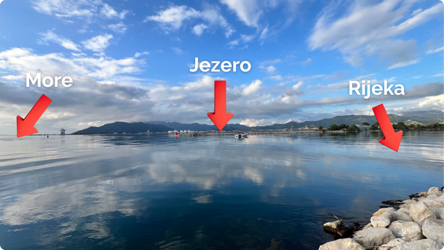 Ušće Neretve - tri vode