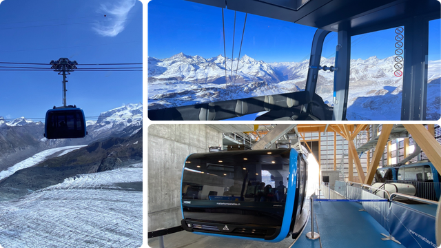 Gondola na Glacier Paradise